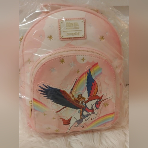 💖FIRM! NWT LOUNGEFLY SHE-RA PRINCESS POWER MINI BACKPACK (EXTREMELY RARE) - Picture 1 of 11